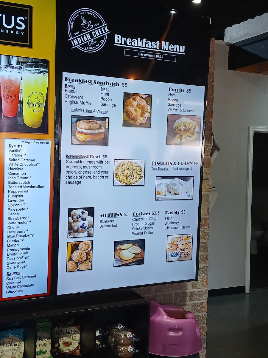 Menu Indian Creek Coffee-4
